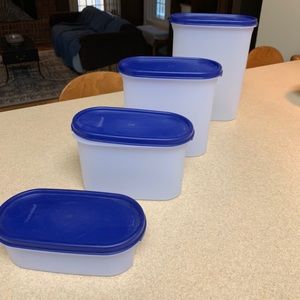 Set of Four Tupperware  Modular Mates